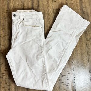 Zara Cream Boot Cut Jeans Cotton blend